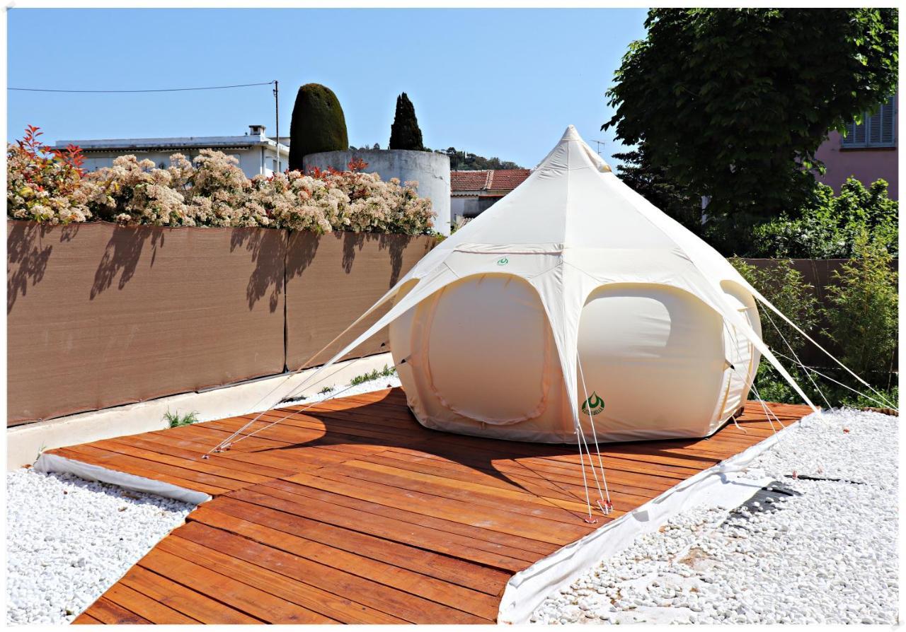 Superbe Glamping Avec Terrasse Privative 5Min Mer Кан Екстериор снимка